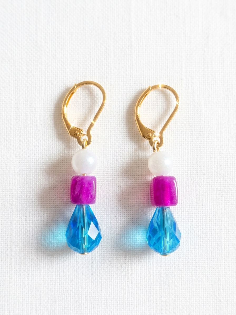 Roze chalcedoon blauw
