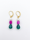 Roze chalcedoon groen