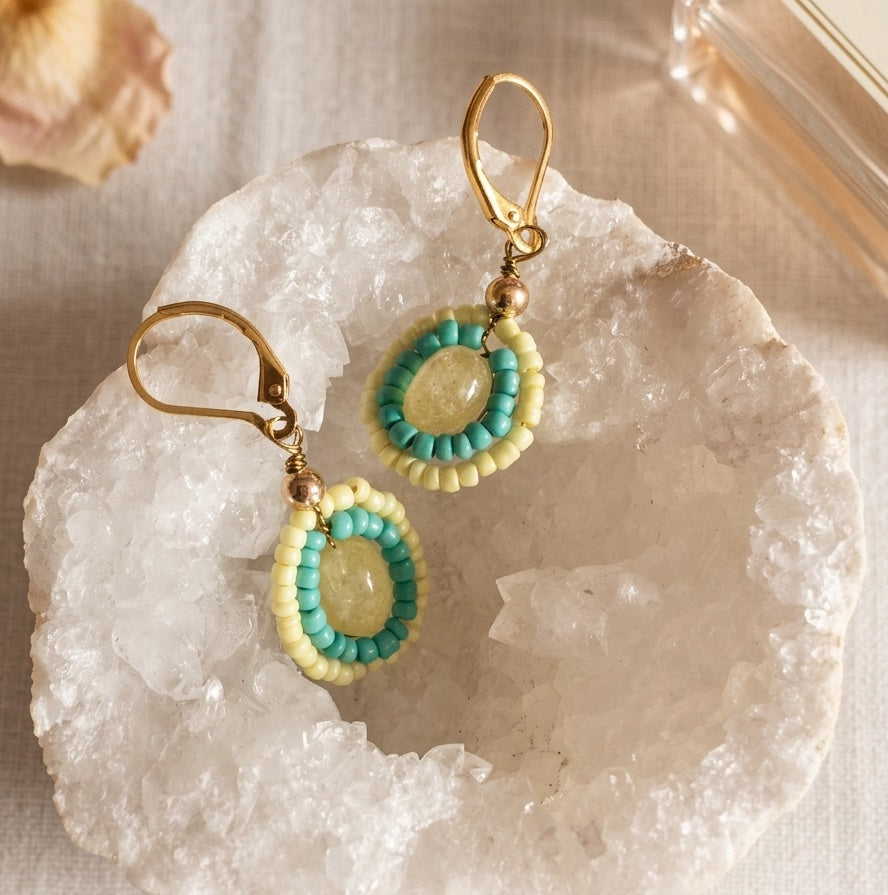 Gele Agaat turquoise
